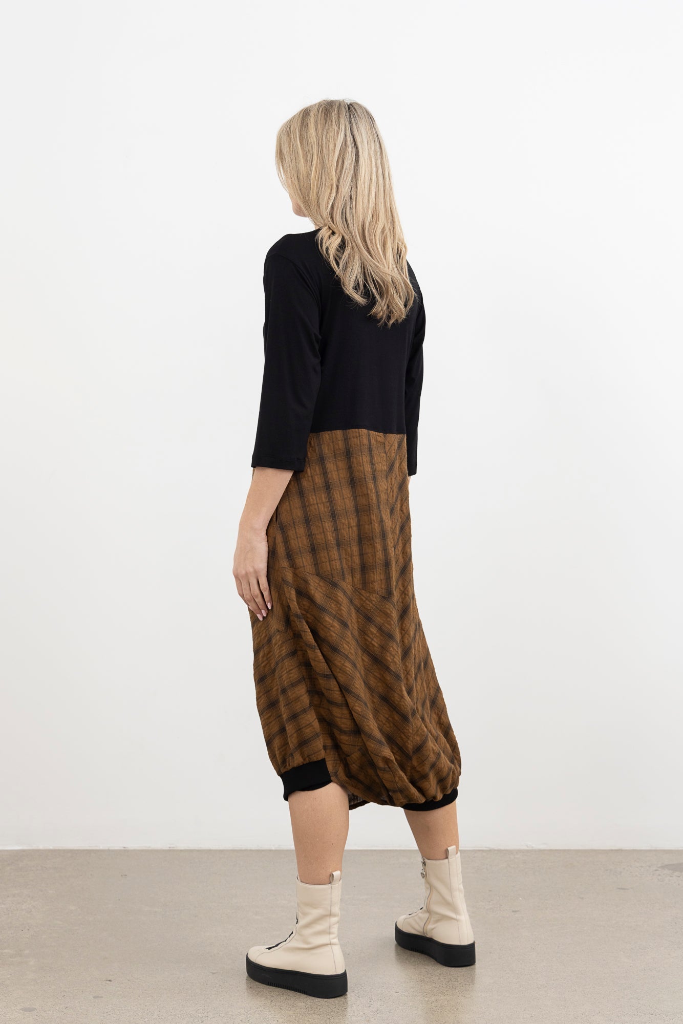 Overcast Lined Dress / Tan
