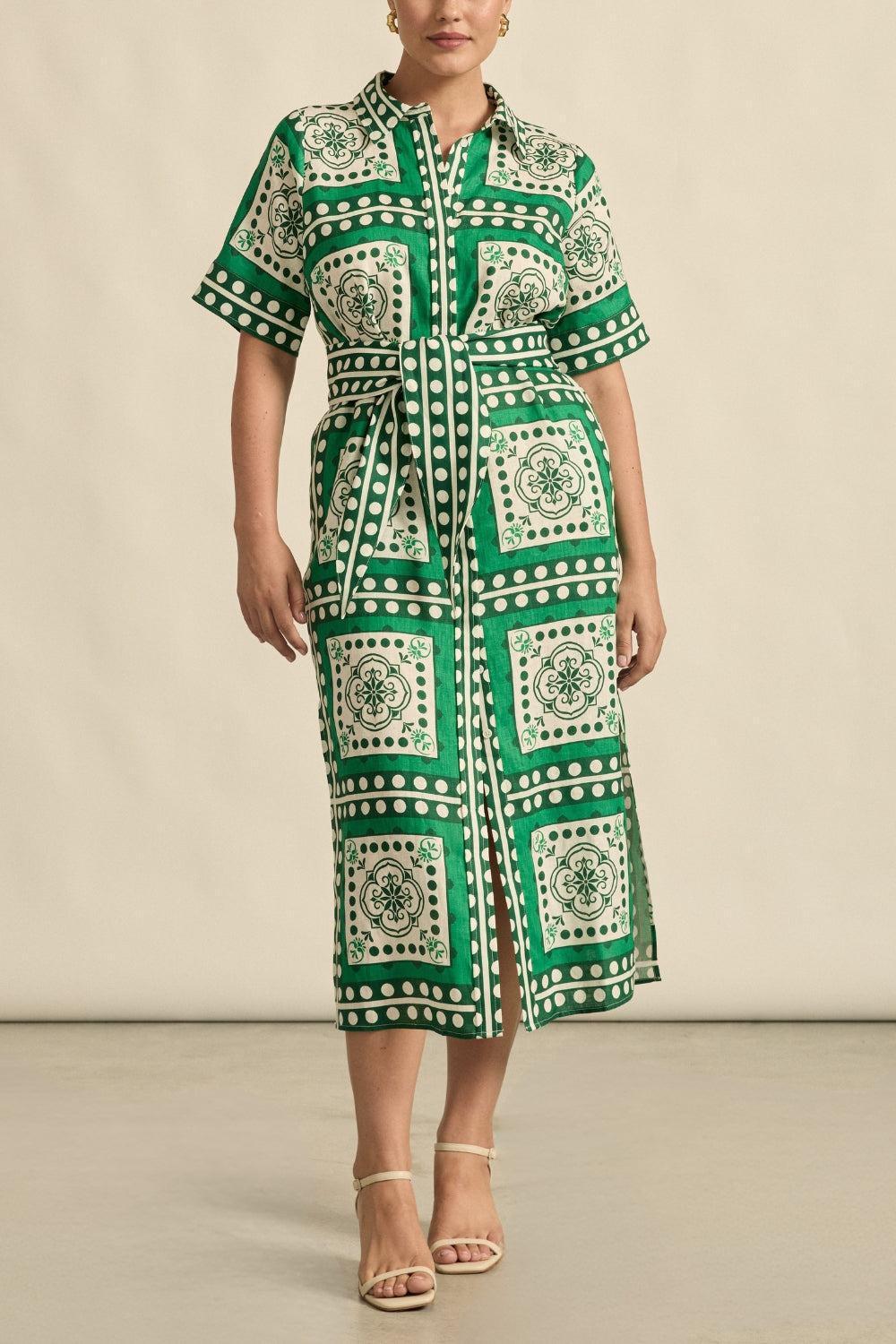 Roam Dress / Parrot Scarf