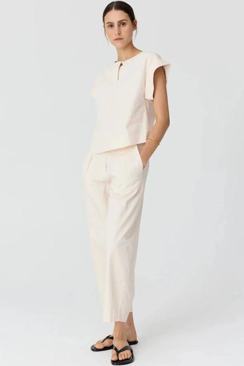 Alma Barrel Pant / Pebble