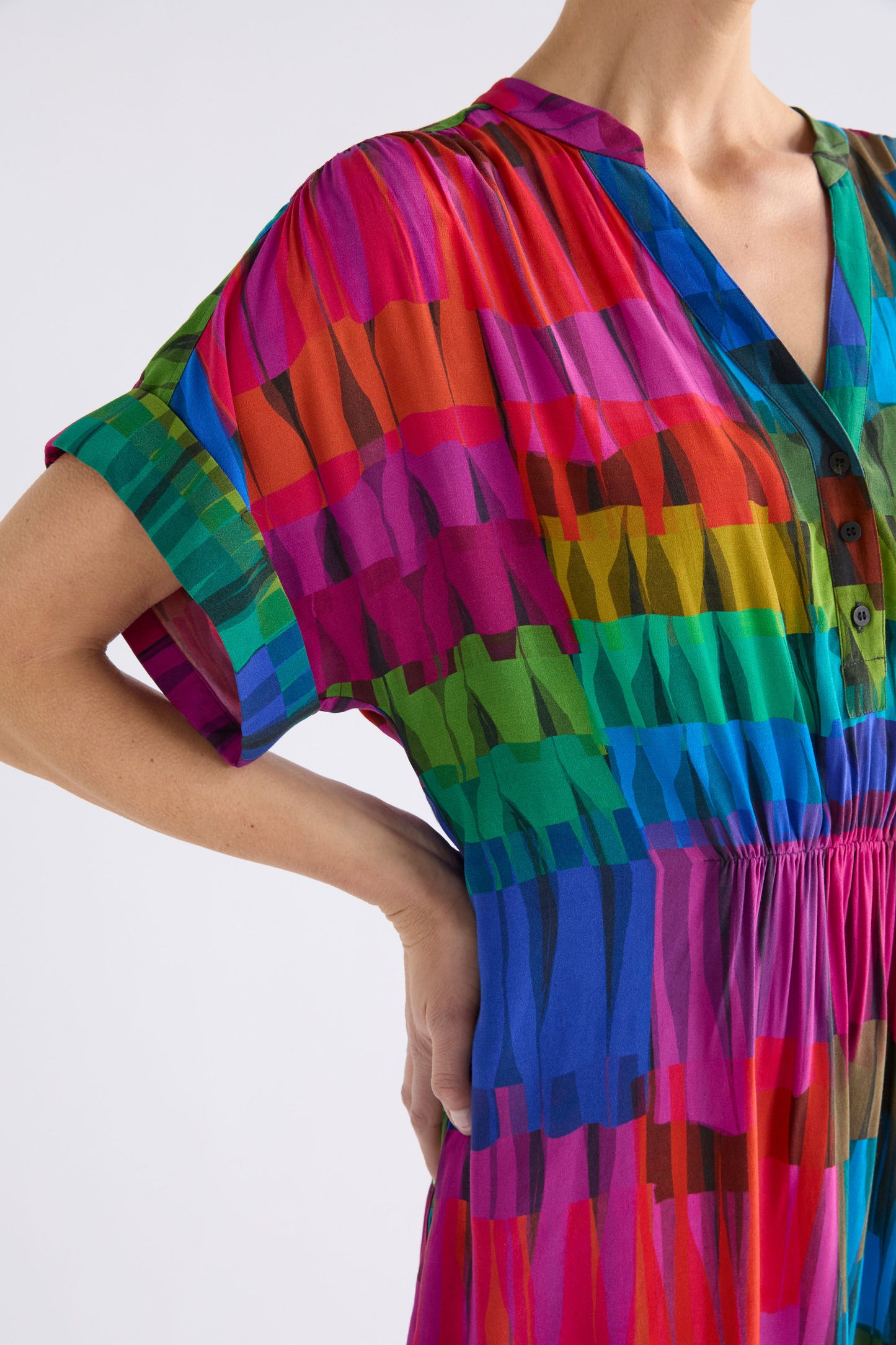 Seka Dress / Lind Dark Print