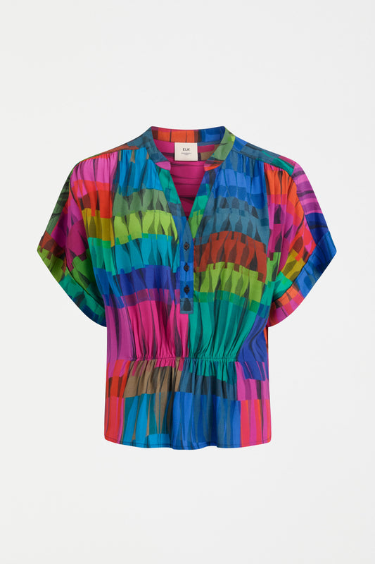 Seka Top / Lind Dark Print