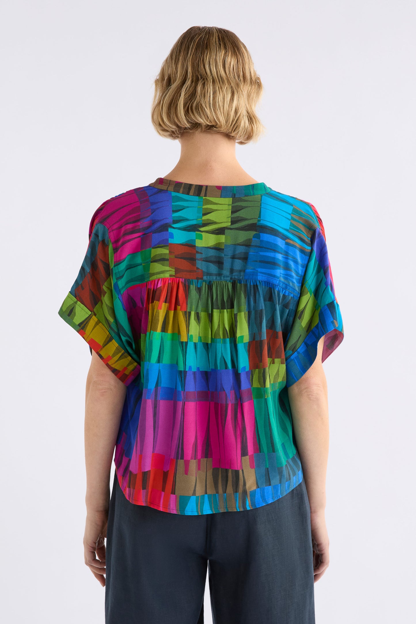 Seka Top / Lind Dark Print