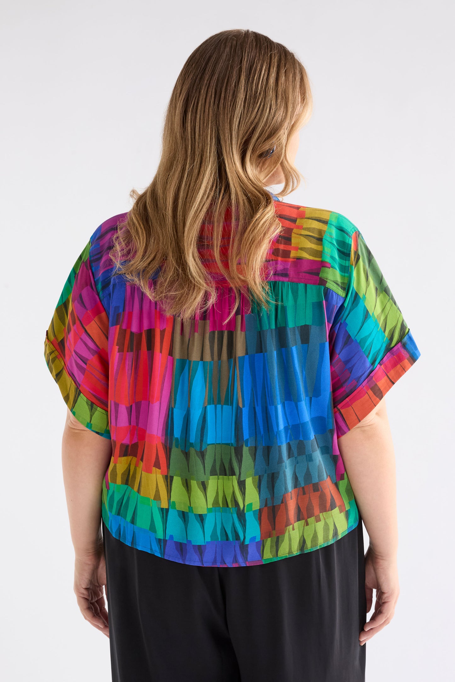 Seka Top / Lind Dark Print