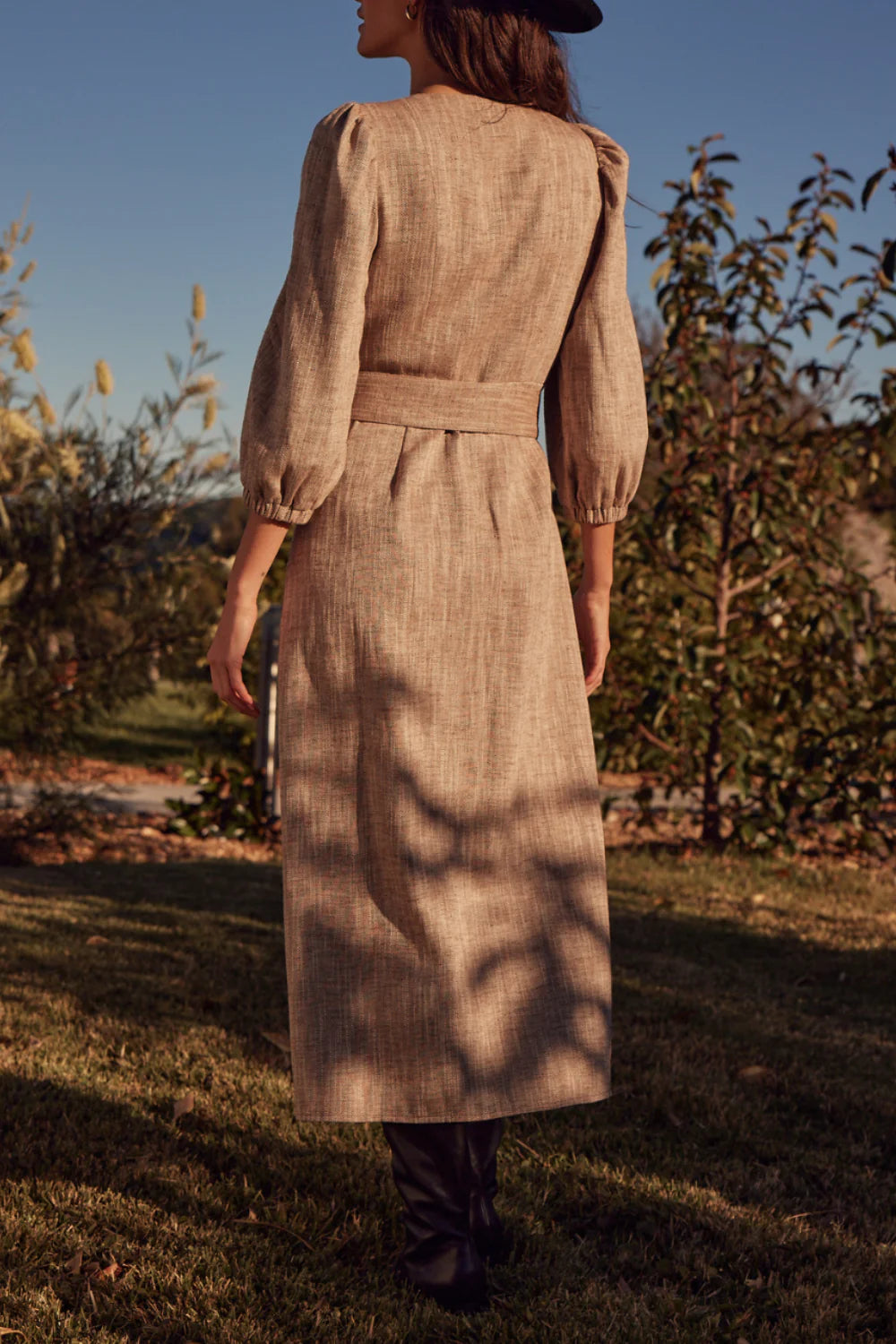 Verge Dress/ Caramel