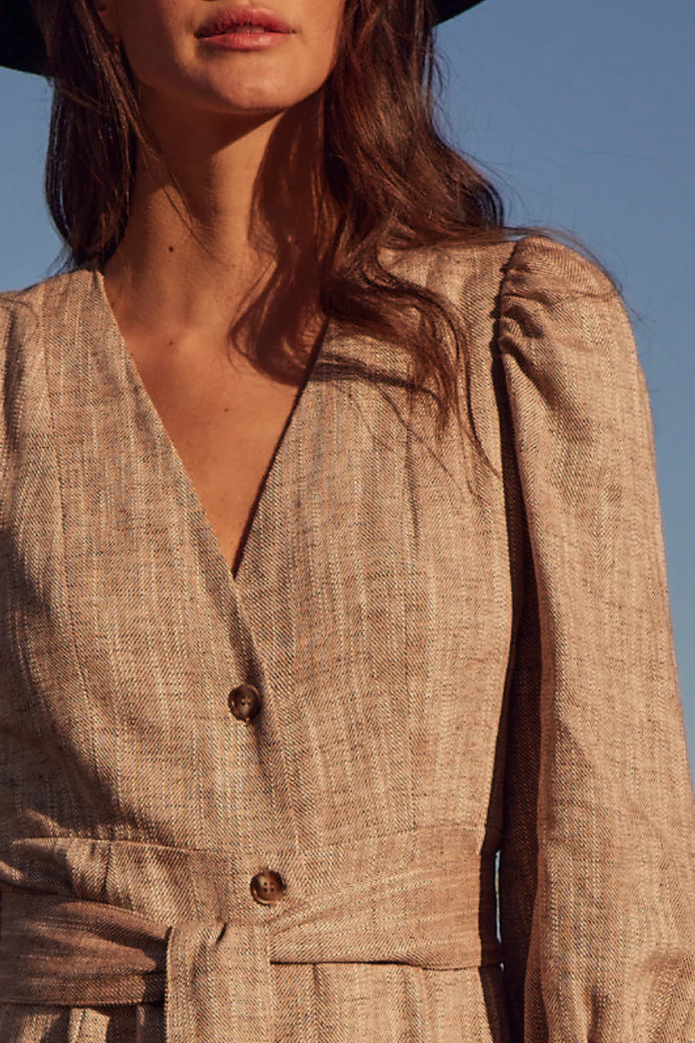 Verge Dress/ Caramel