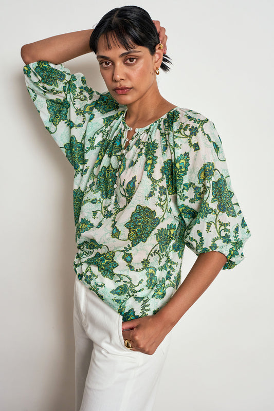 Vow Top / Garden Paisley