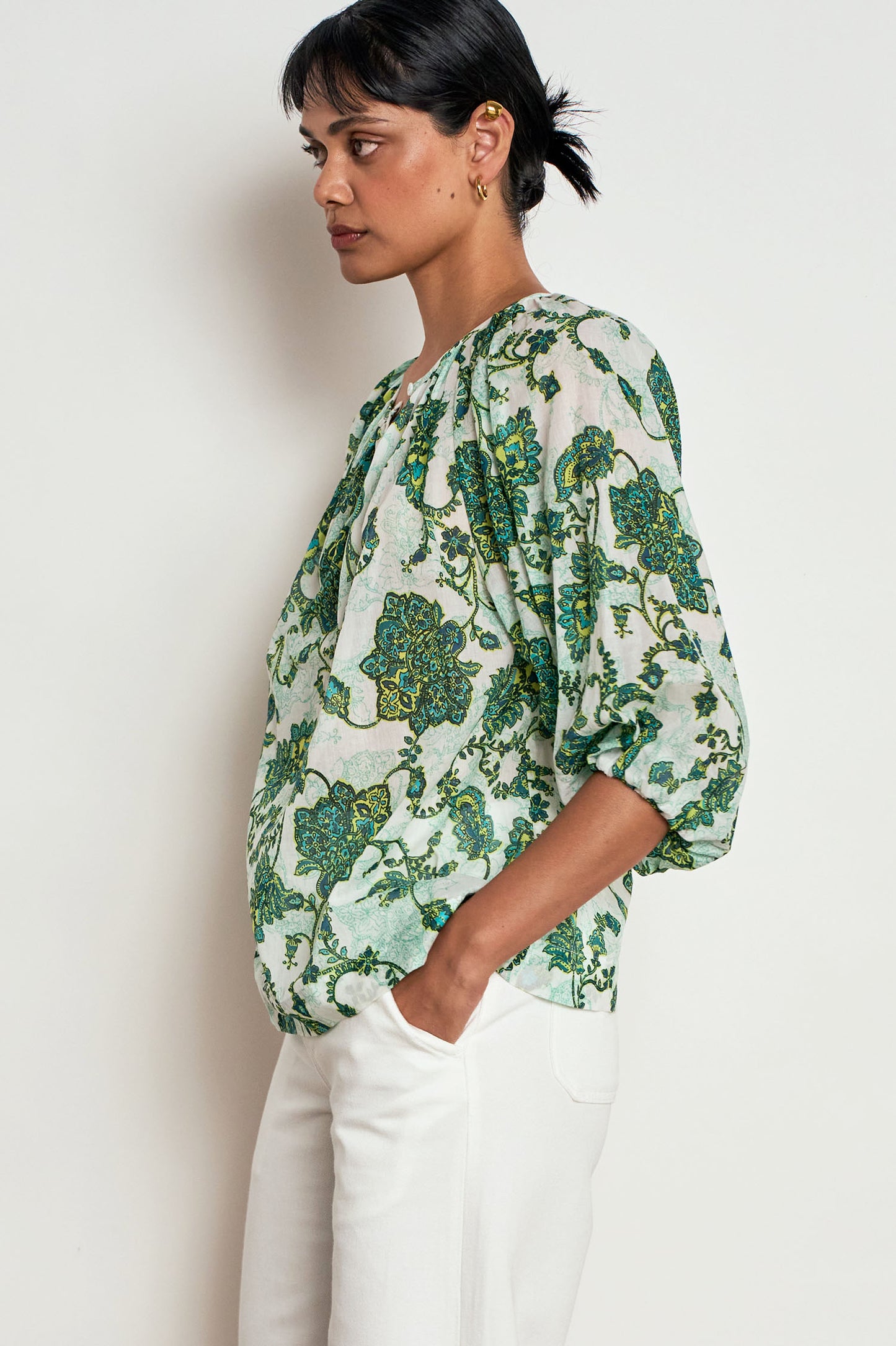 Vow Top / Garden Paisley