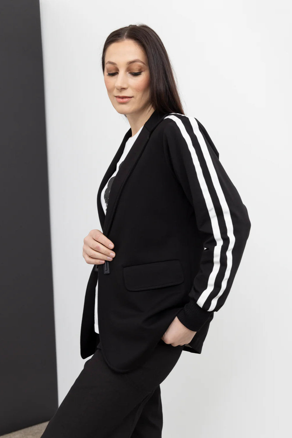 Reflective Revel Blazer/Black