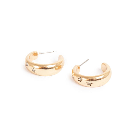 Astro Gold Earrings /Gold