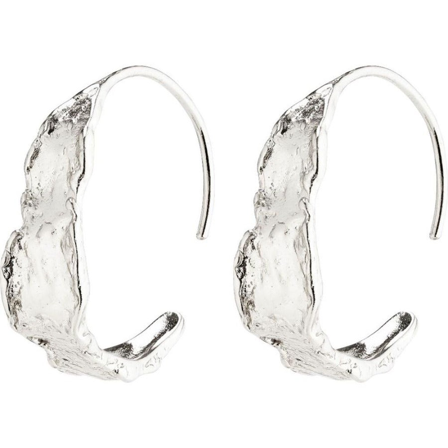 Compass Earrings /Silver Plated