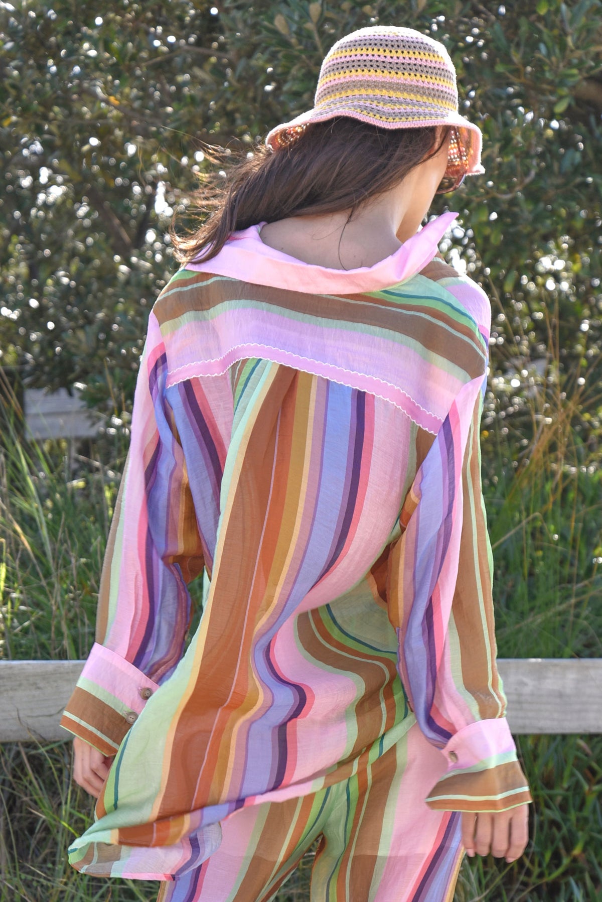 Look Ahead Shirt / Candy Stripe