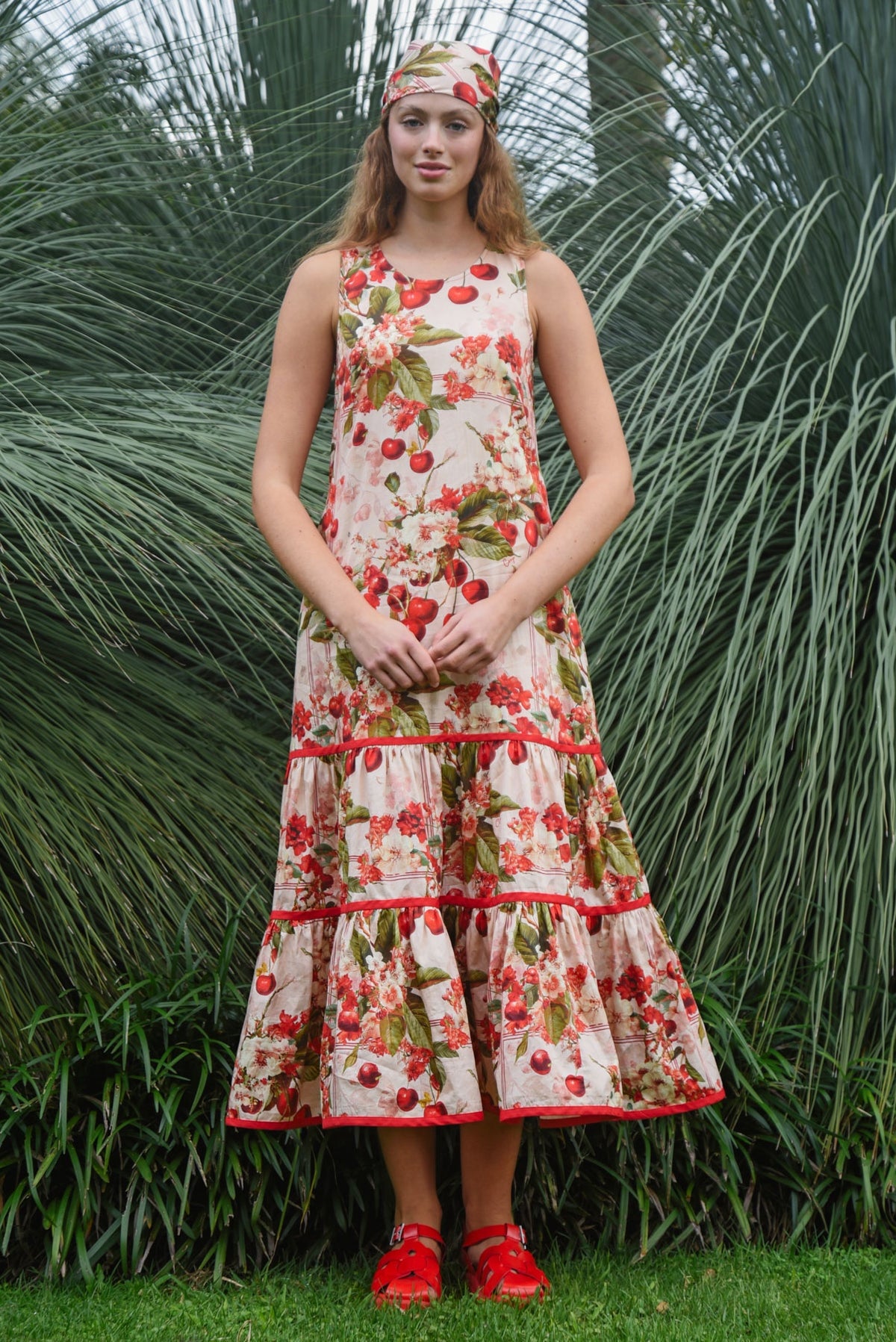 Print-Cess Diaries Dress / Cherry