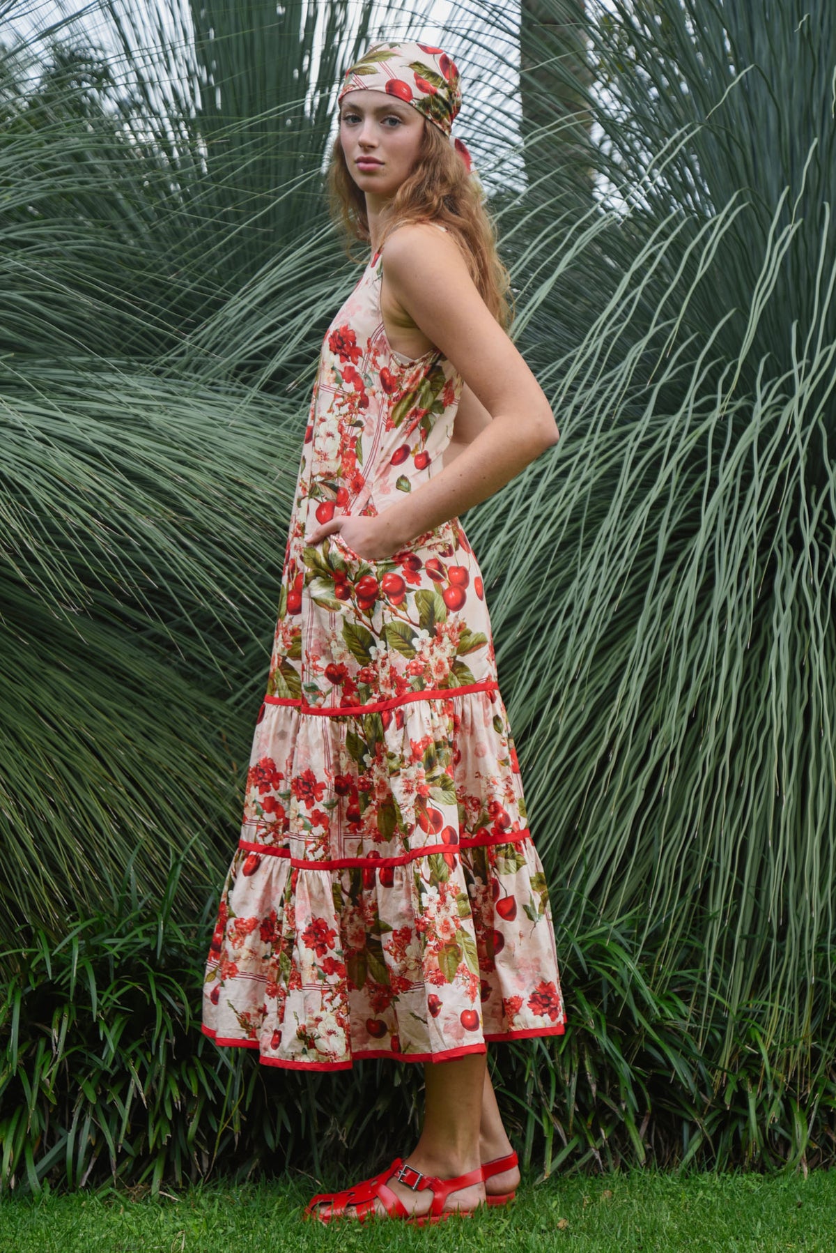 Print-Cess Diaries Dress / Cherry