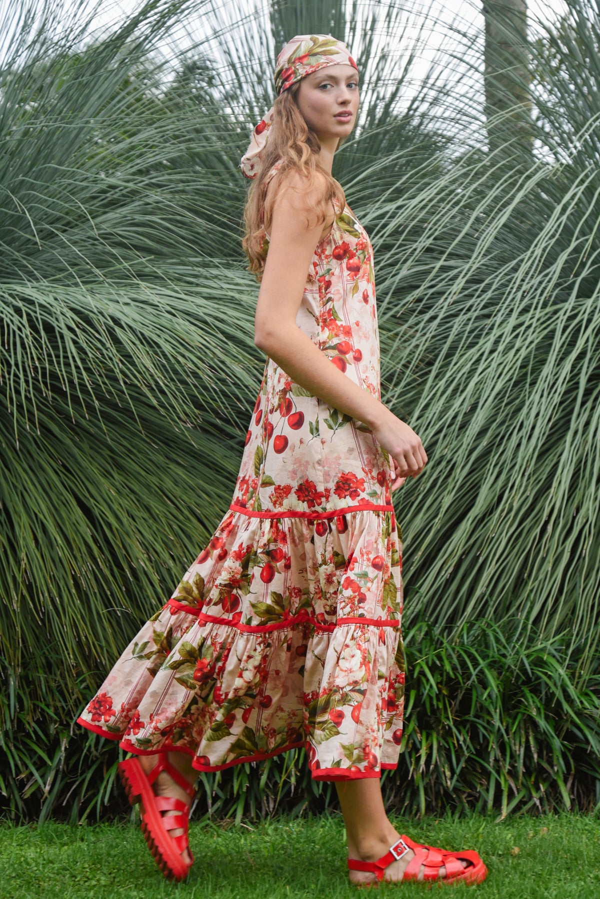 Print-Cess Diaries Dress / Cherry