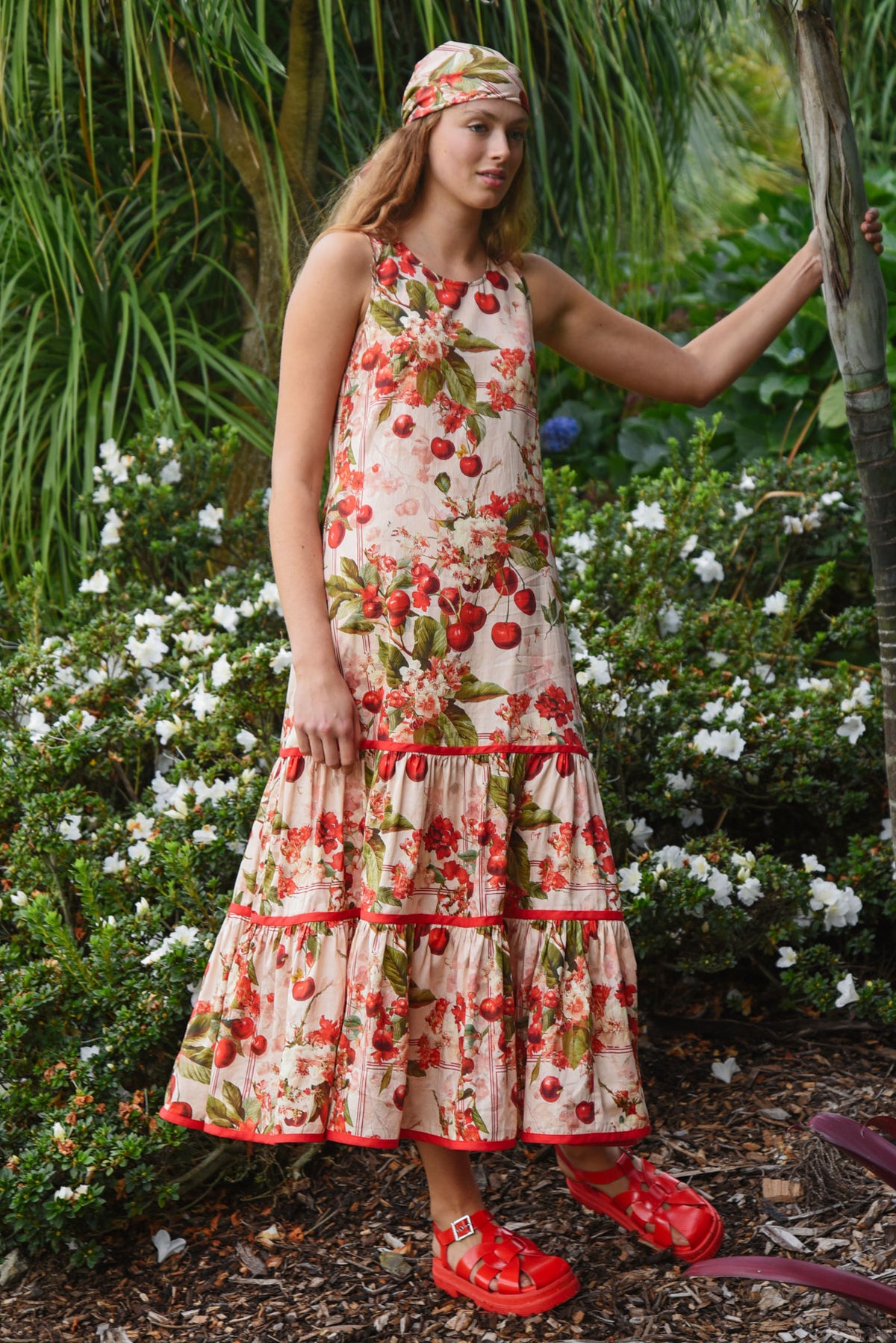 Print-Cess Diaries Dress / Cherry