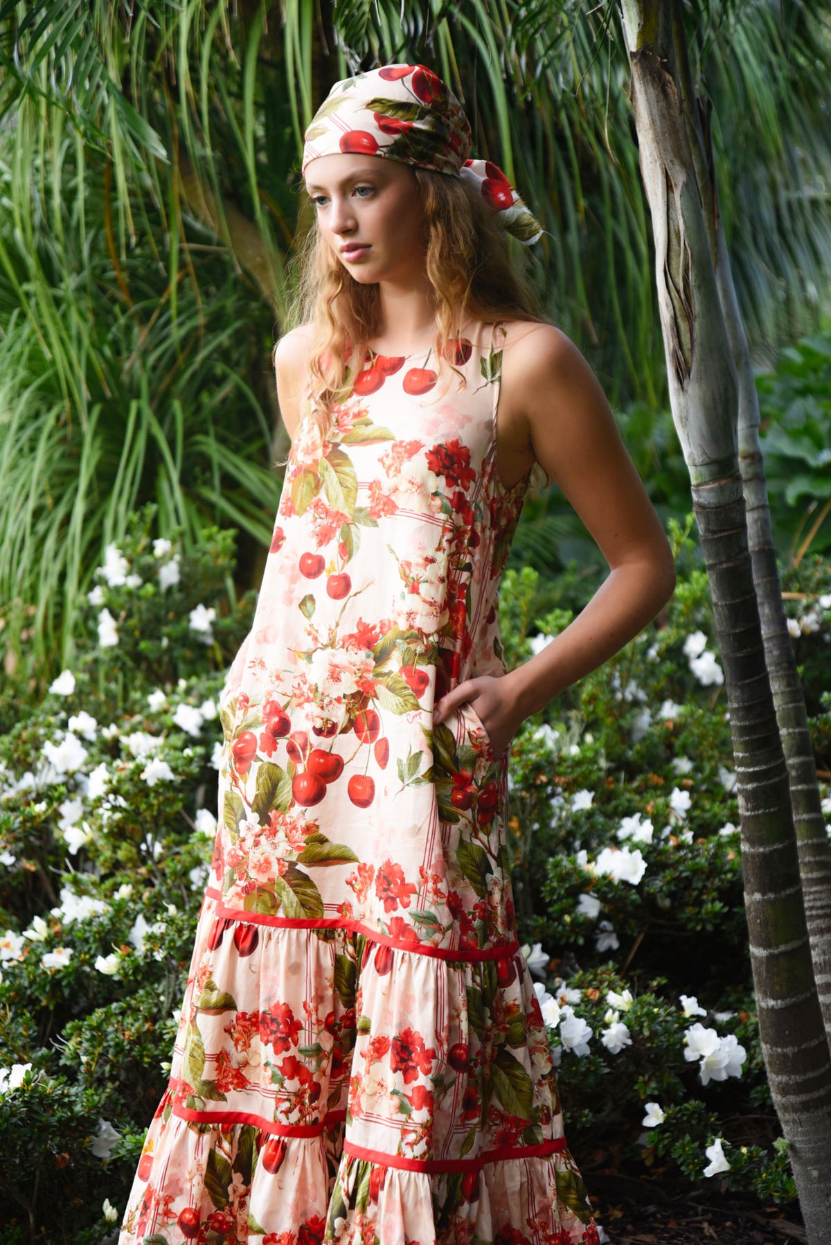 Print-Cess Diaries Dress / Cherry