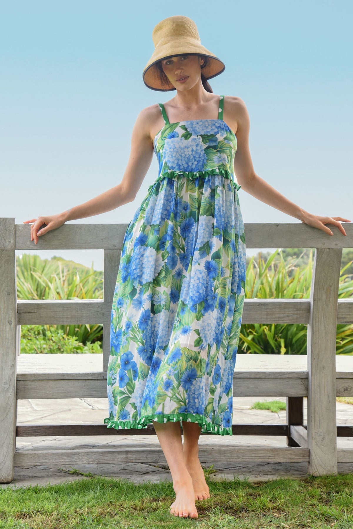 On Deck Dress / Hydrangea