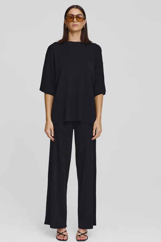 Camden Knit Tee / Black