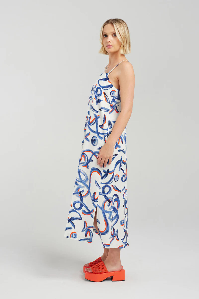 Luna  Dress/Motion Print