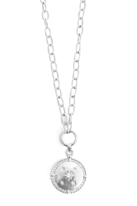 Short chain with large pendant, Astro S