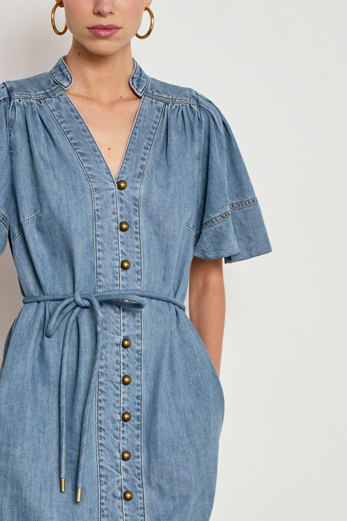 Honor Dress / Mid-Wash Denim
