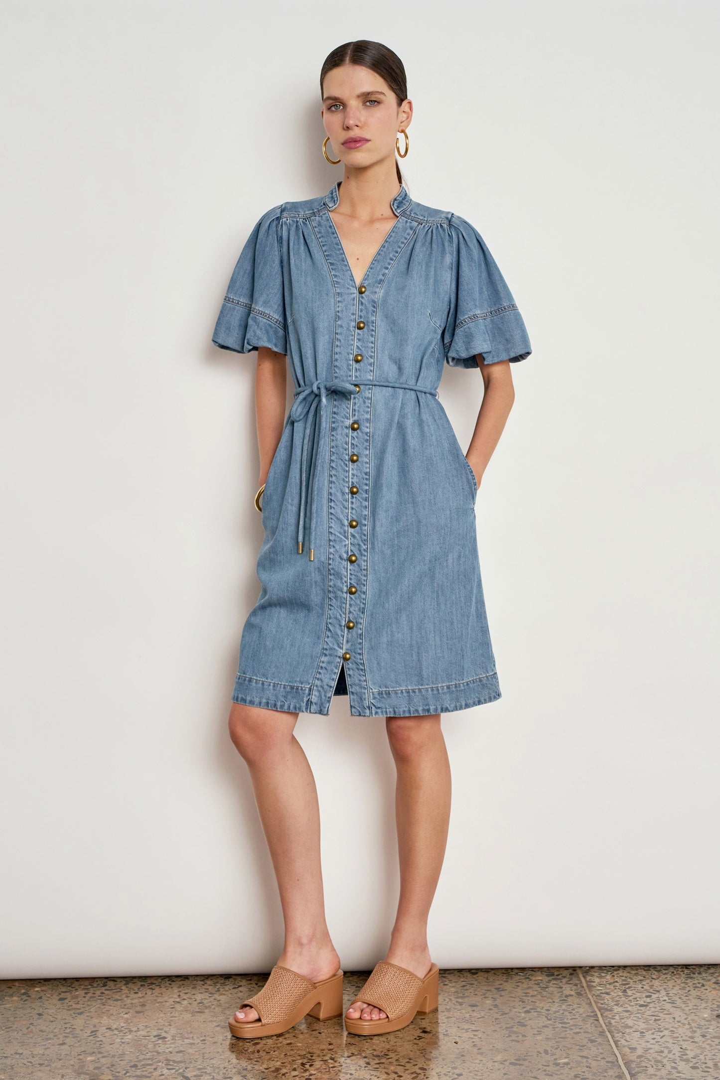 Honor Dress / Mid-Wash Denim