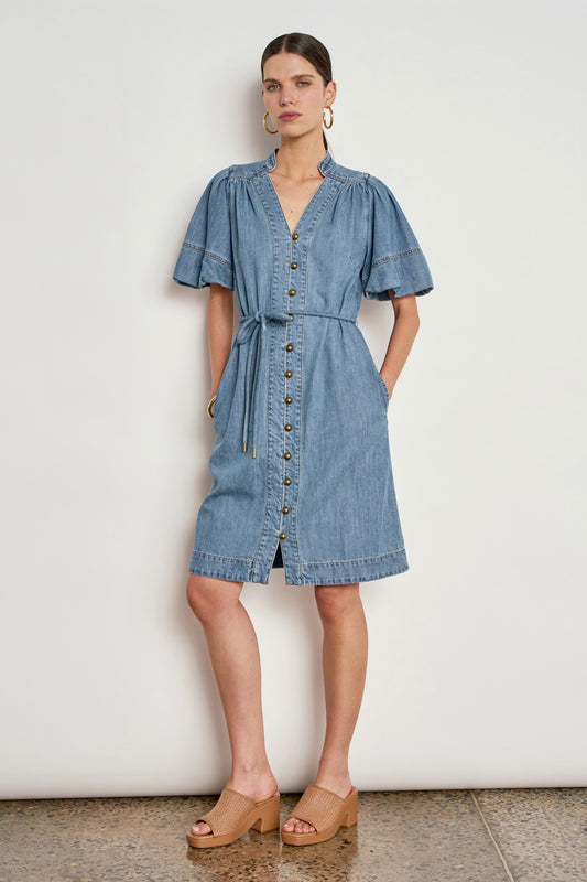 Honor Dress / Mid-Wash Denim