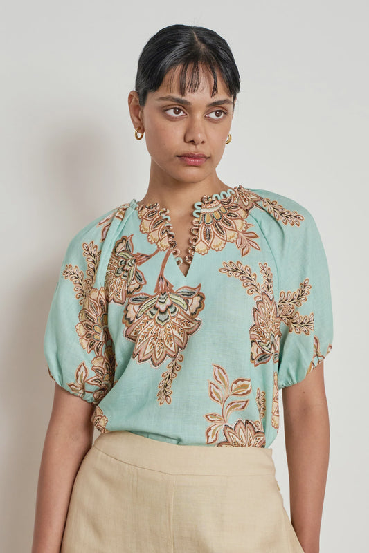 Perceive Top / Mint Kgari