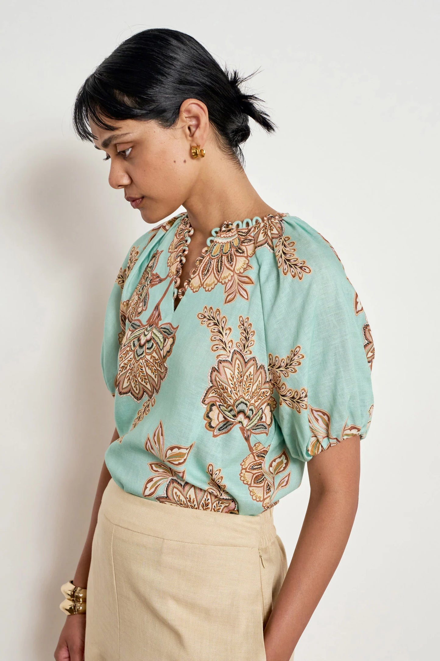 Perceive Top / Mint Kgari