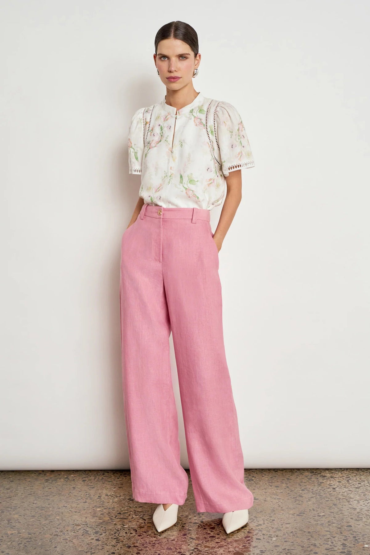 Charm Top / Painterly Bloom