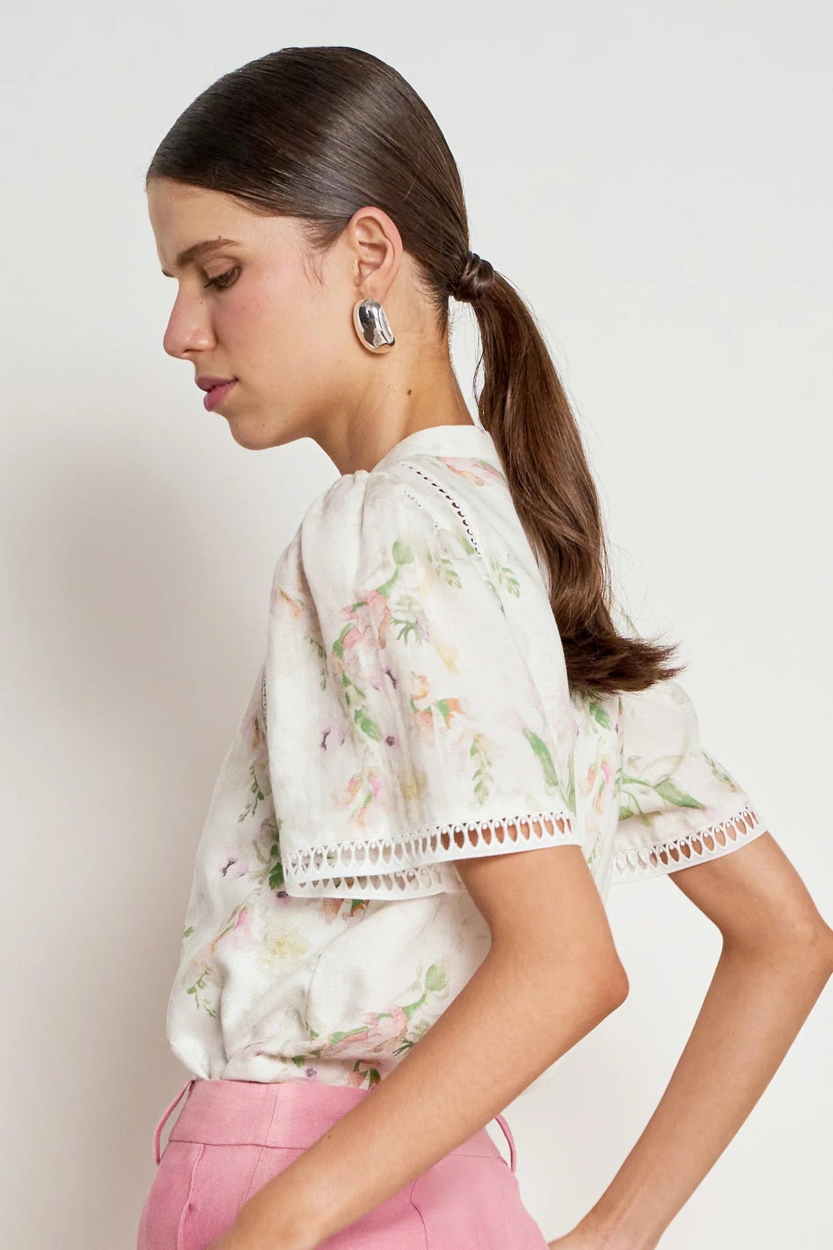 Charm Top / Painterly Bloom