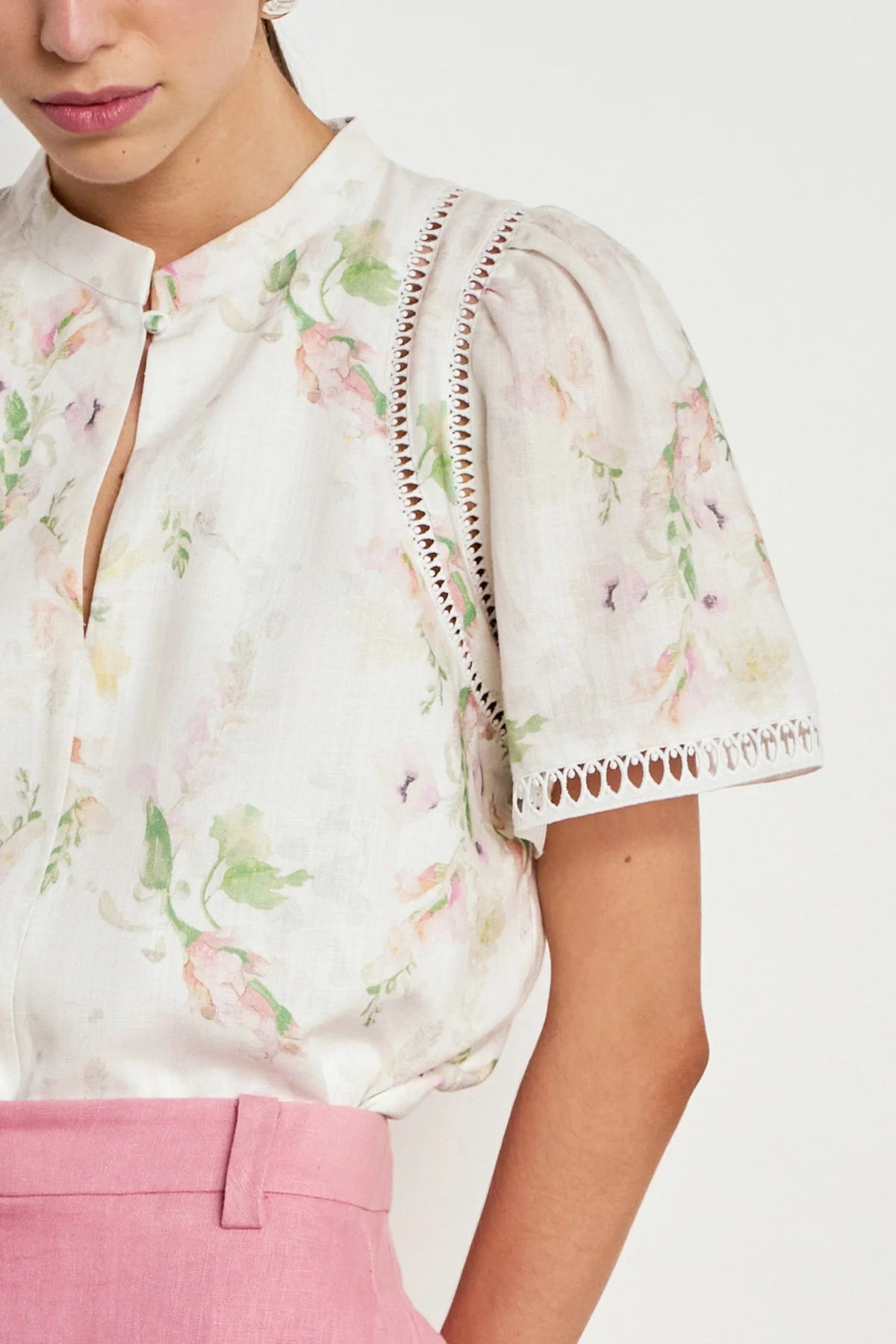 Charm Top / Painterly Bloom