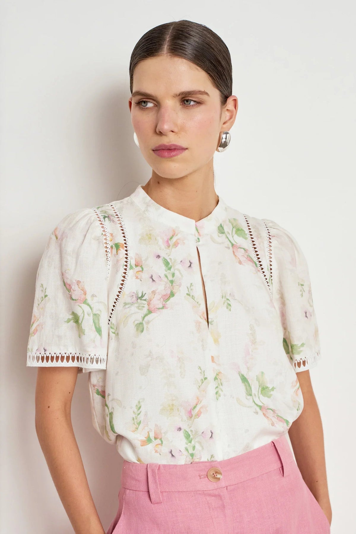 Charm Top / Painterly Bloom