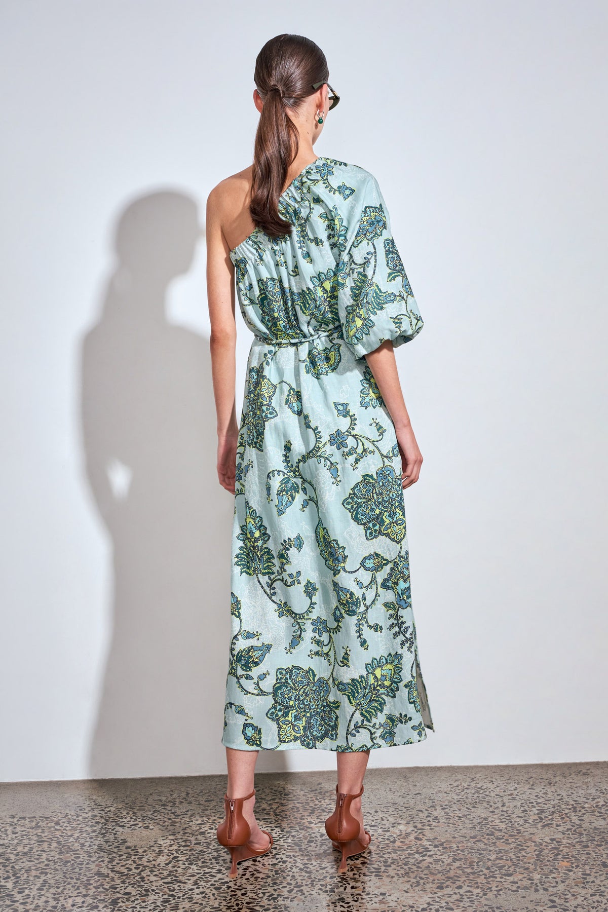 Silhouette Dress / Fern Paisley