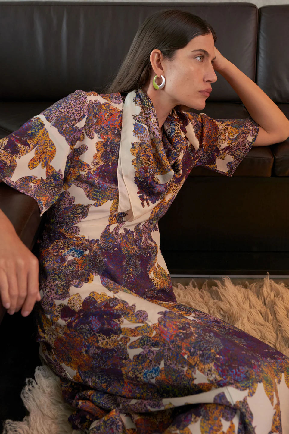 Aube Dress/ Lantis Print