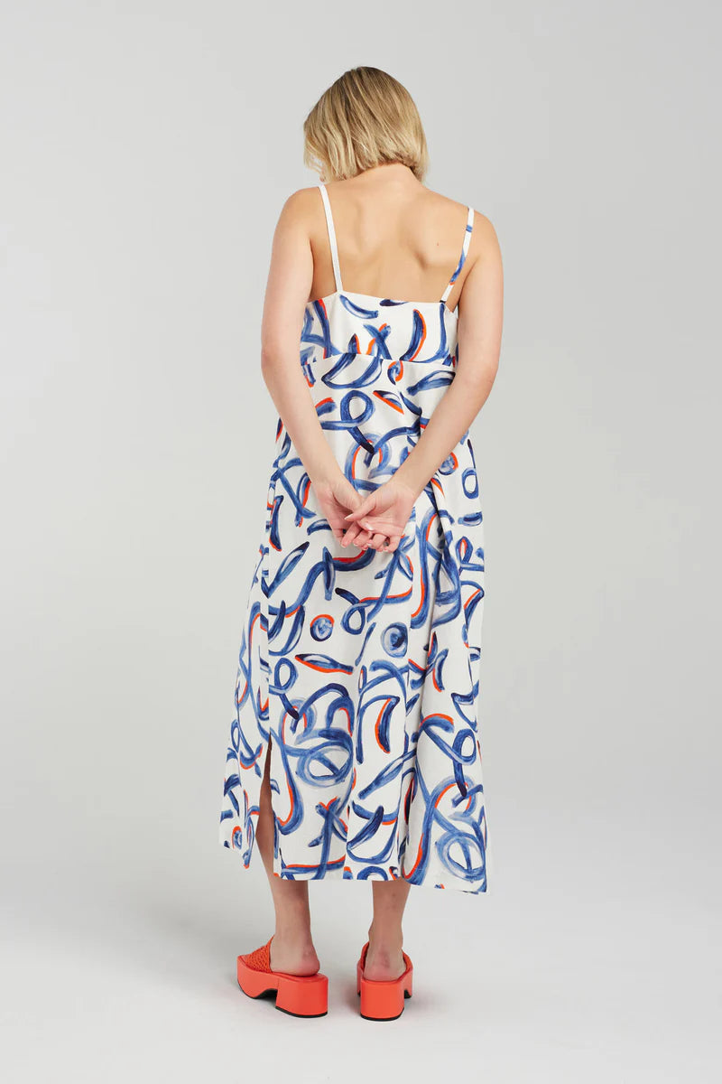 Luna  Dress/Motion Print