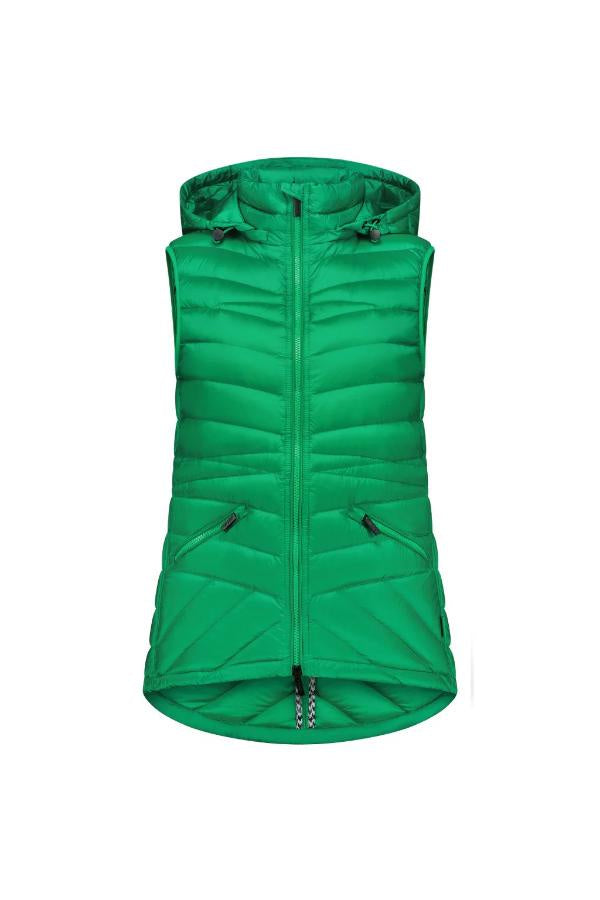 Mary Claire packable vest / Emerald