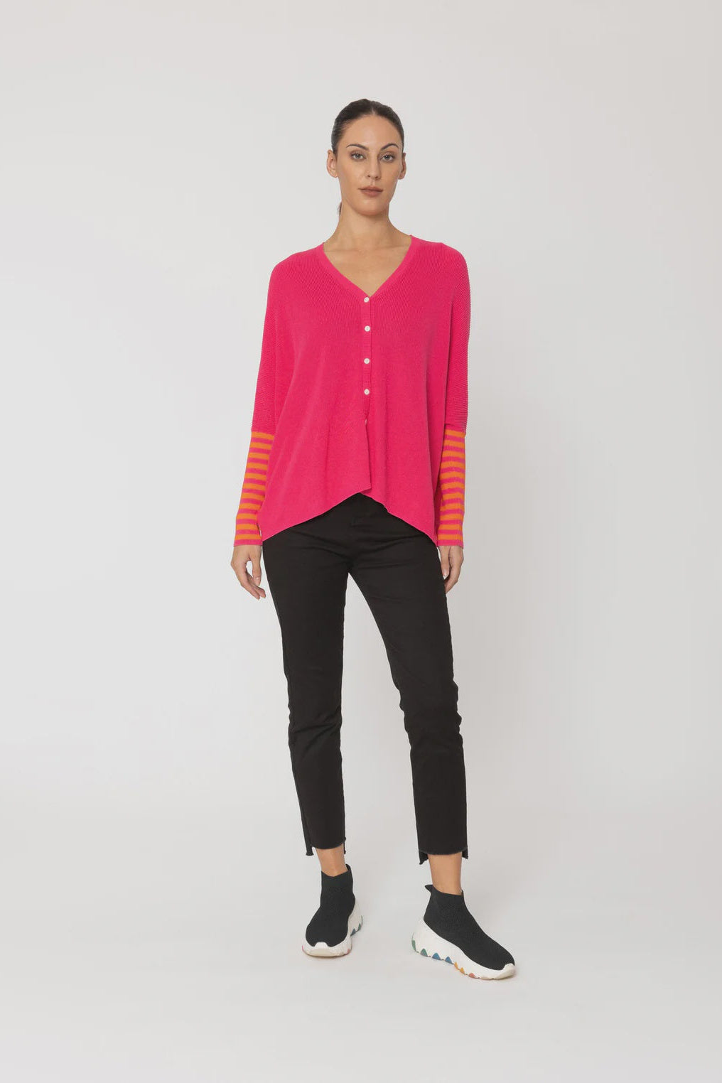 Grace Cardigan / Hot Pink