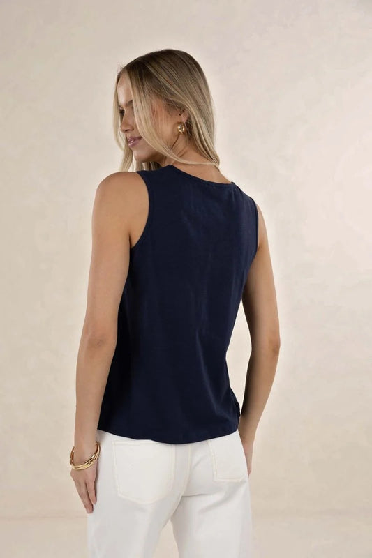 Kaia V Neck / Navy