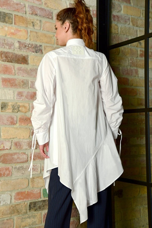 Lets Sleeve this town Dress /White
