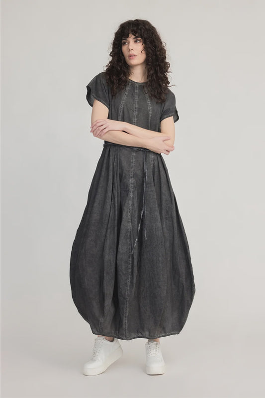Lapse Dress / Black - Grey
