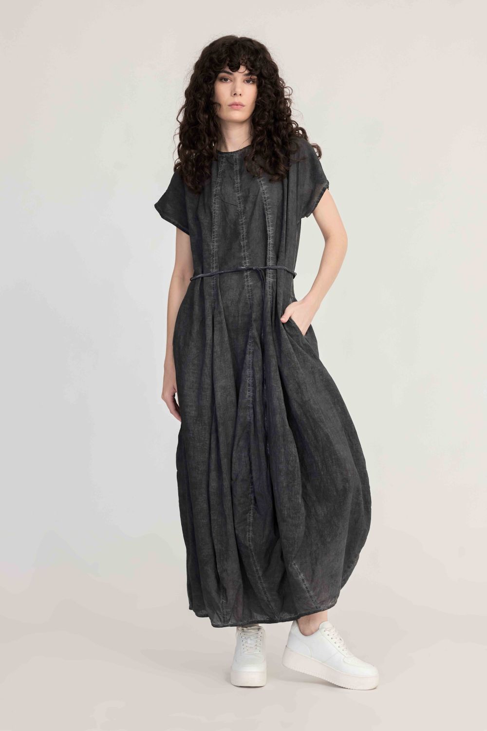 Lapse Dress / Black - Grey