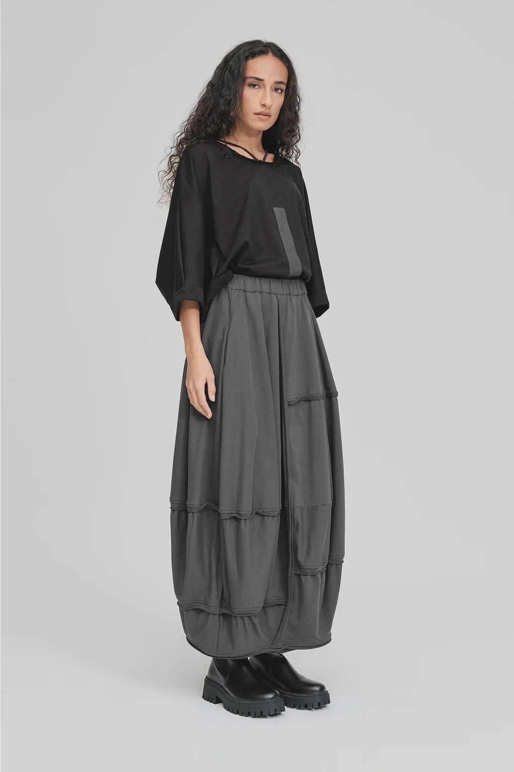 Difference Skirt / Pewter
