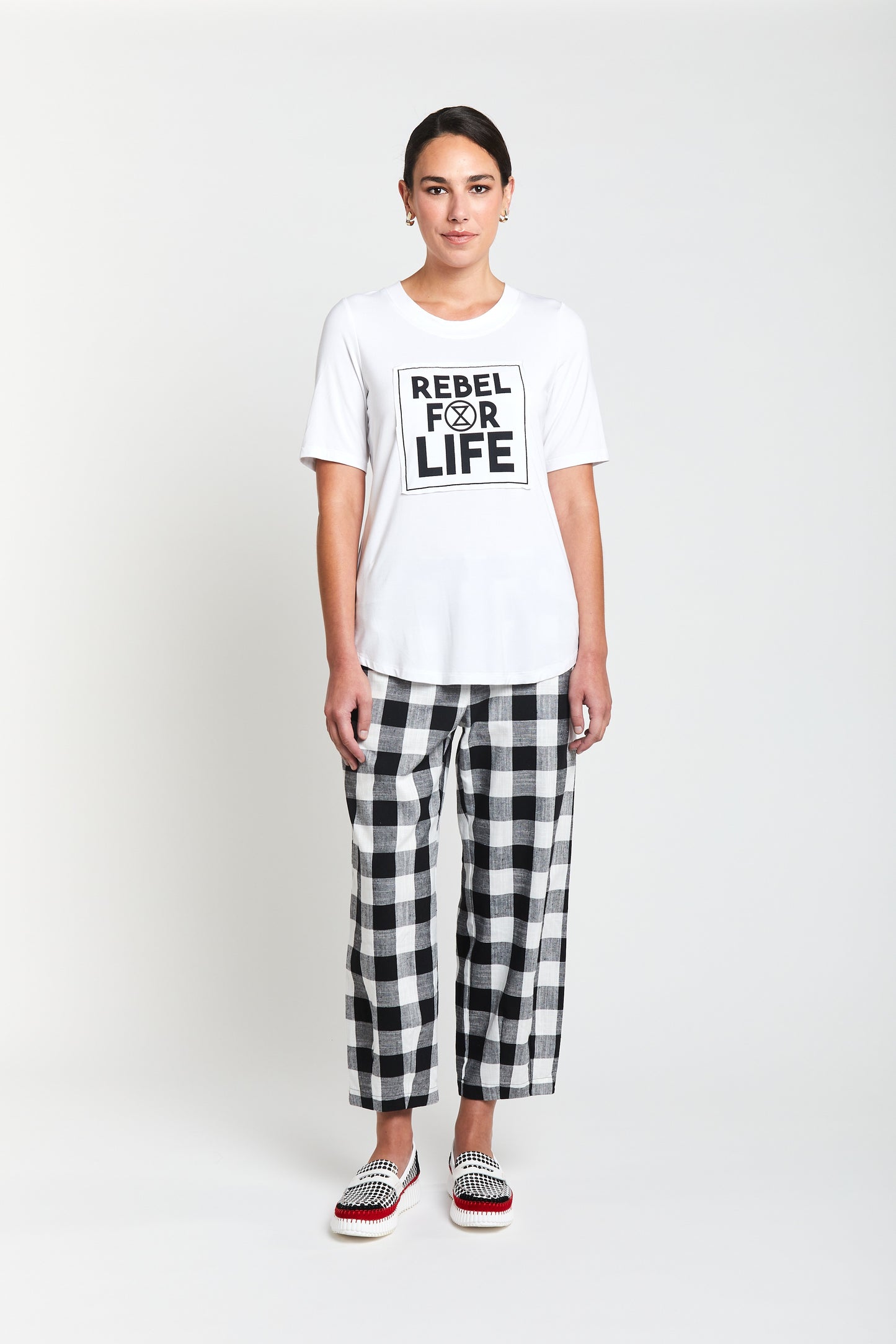 Rebel For Life Tee / White