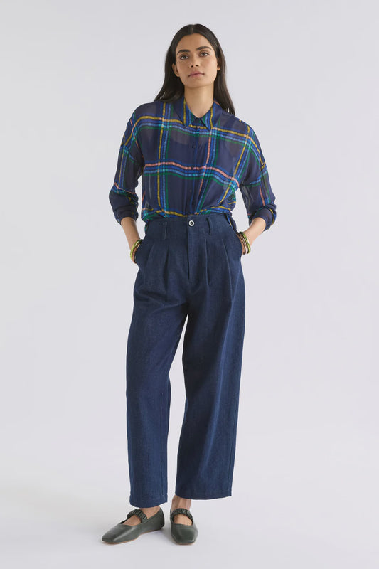 Eir Sheer Shirt / Elba Check