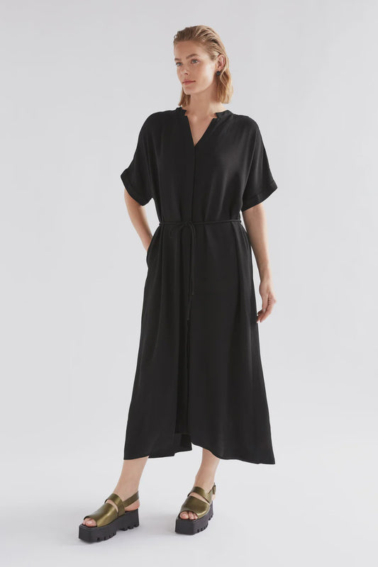 Omia Shirt Dress / Black