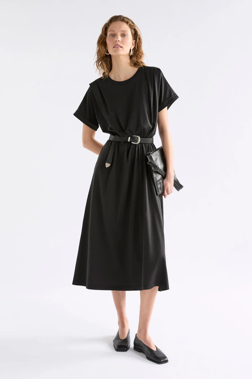 Etienne T-Shirt Dress / Burnt Chocolate
