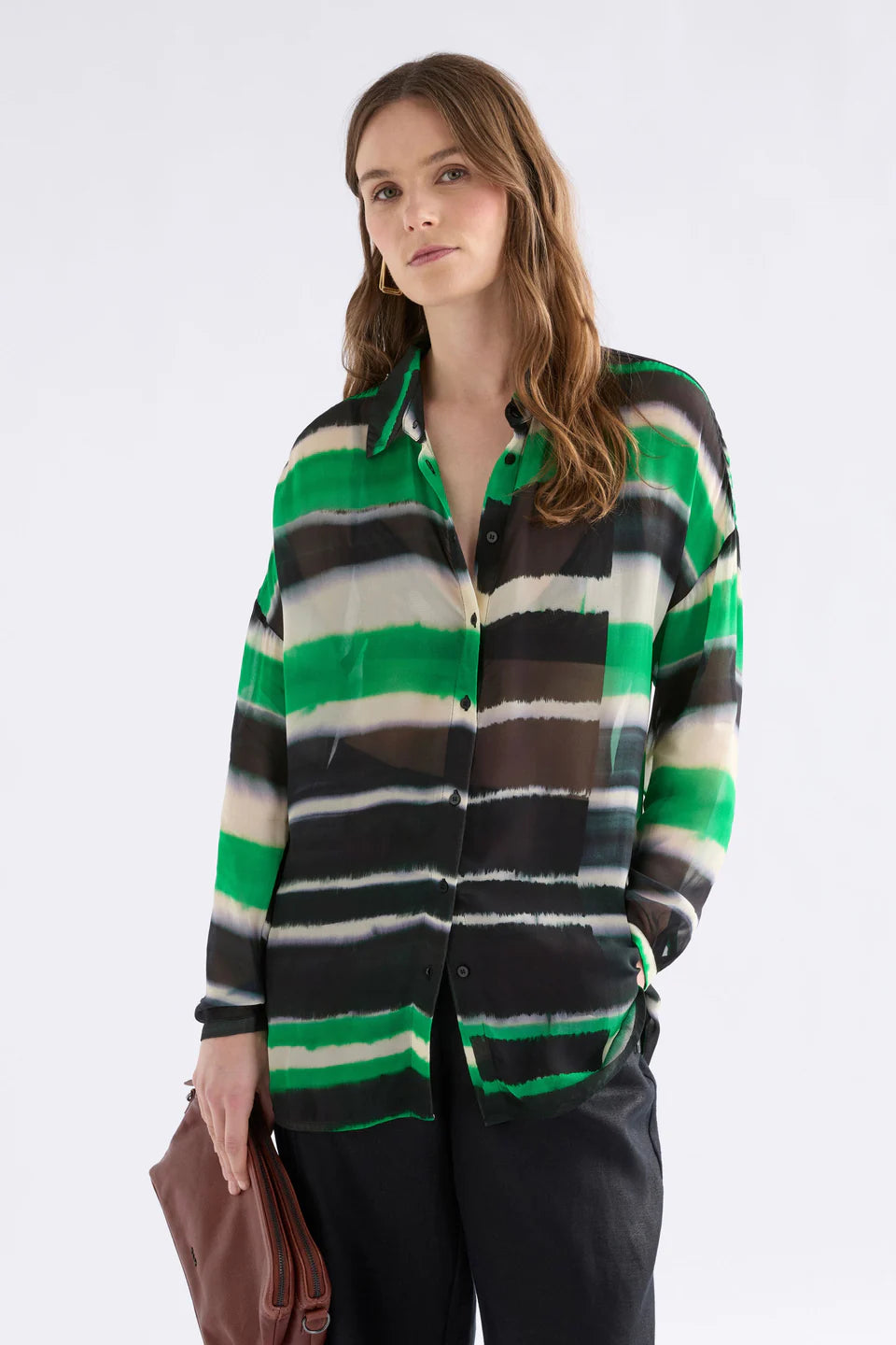 Eir Sheer Shirt / Saillte Print