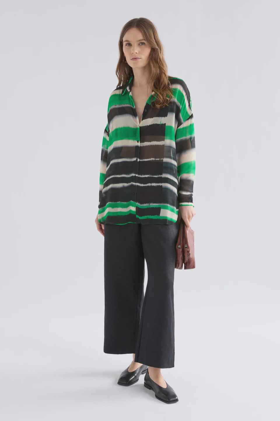 Eir Sheer Shirt / Saillte Print