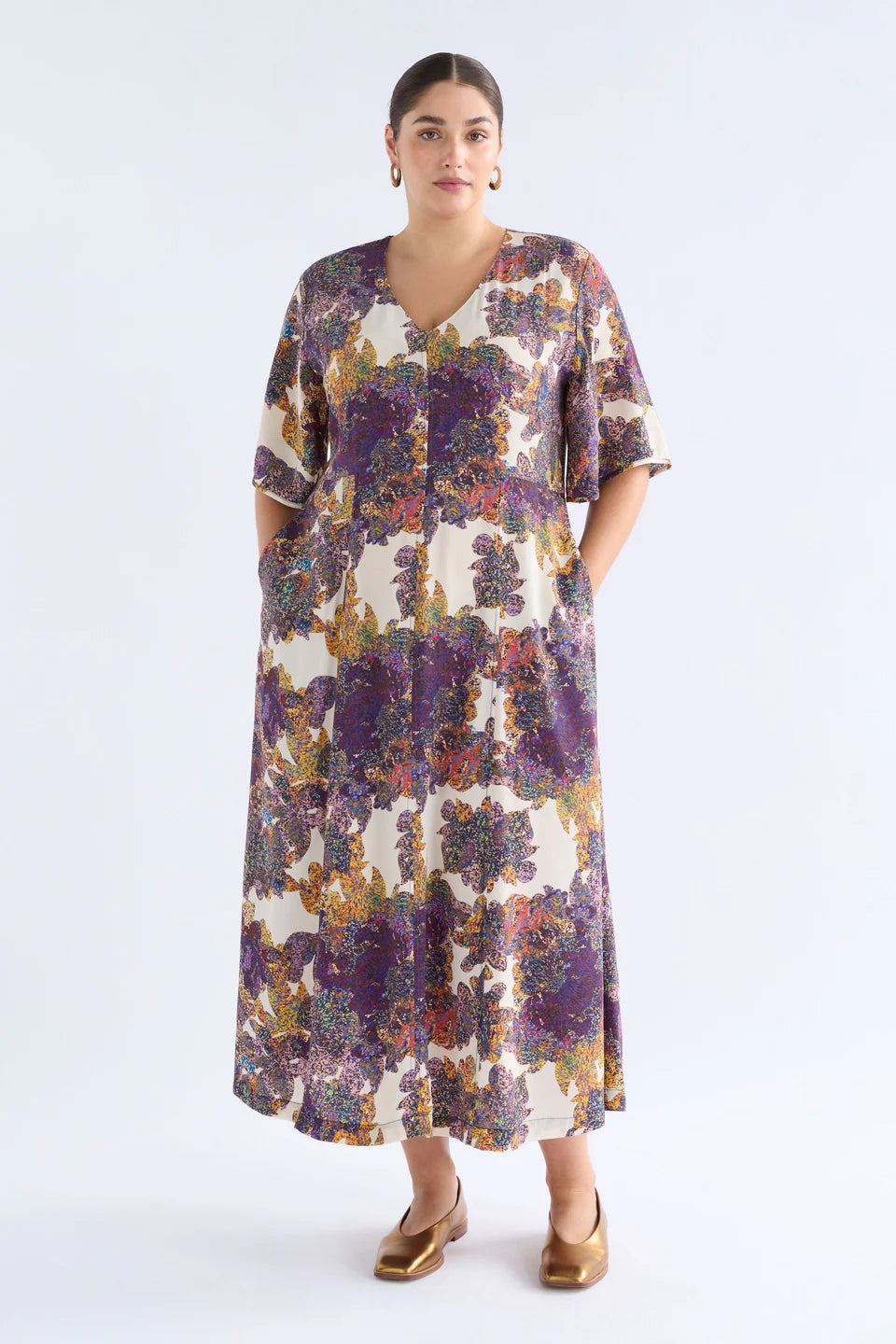 Aube Dress/ Lantis Print